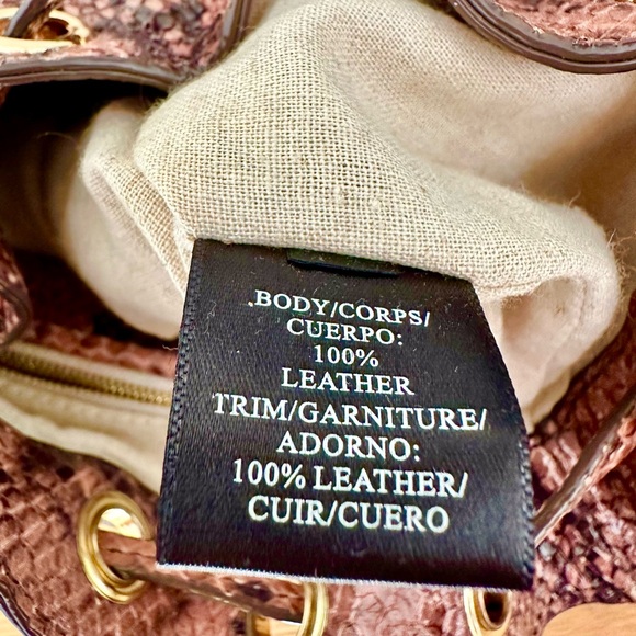 Ann Taylor pink snakeskin bag - Picture 9 of 11